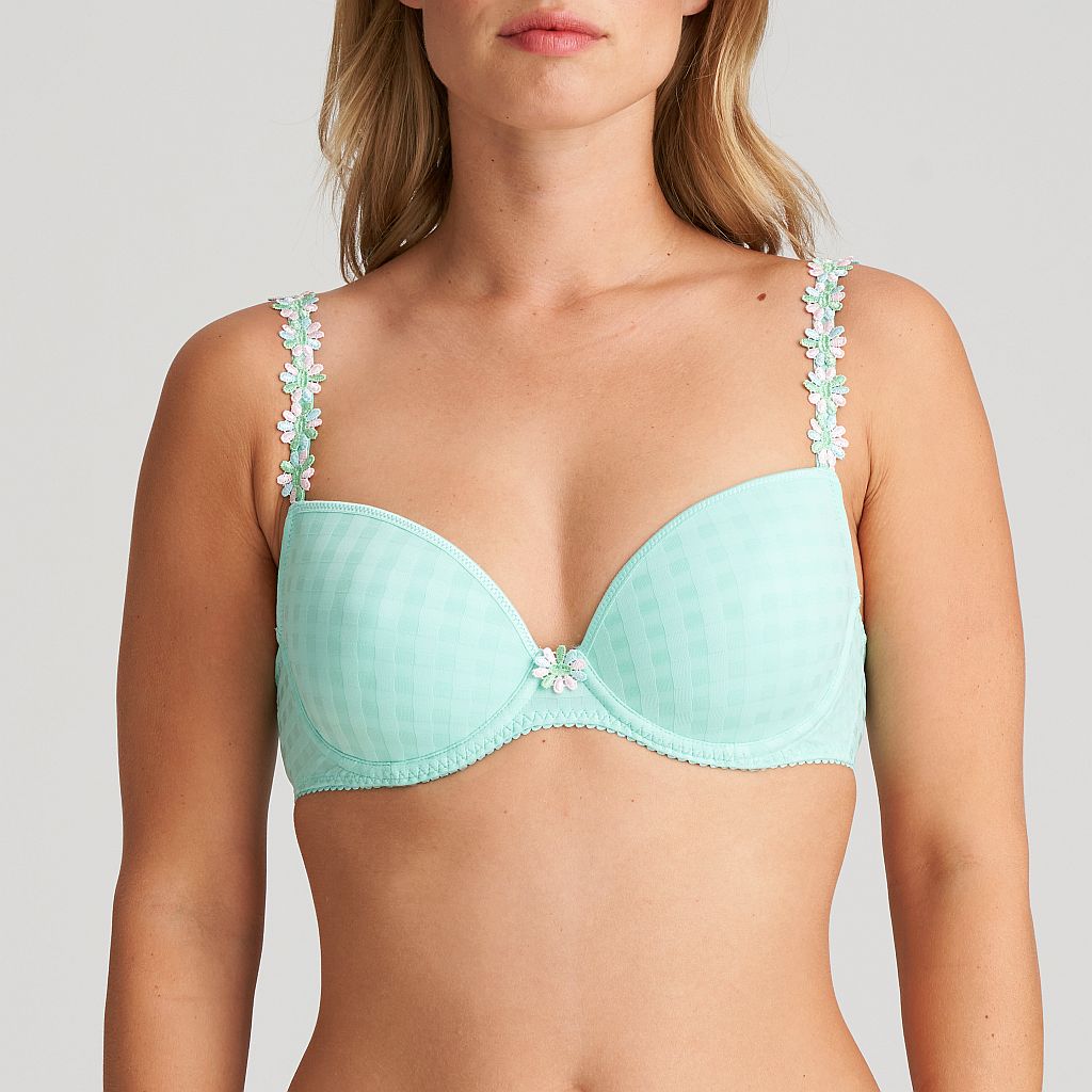 Marie Jo Avero padded bra deep plunge B-F cup, color miami mint - order in online  shop