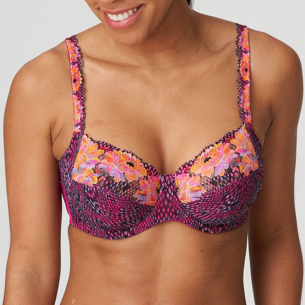 PrimaDonna Twist Efforia full cup wire bra C-H cup, color winter blossom -  order in online shop