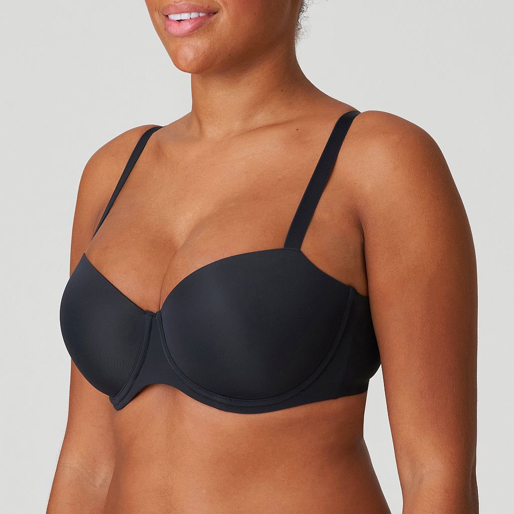 PrimaDonna Figuras padded bra balcony B-H cup, color charcoal