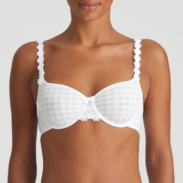 Marie Jo Avero non padded full cup seamless bra B-E cup, color white
