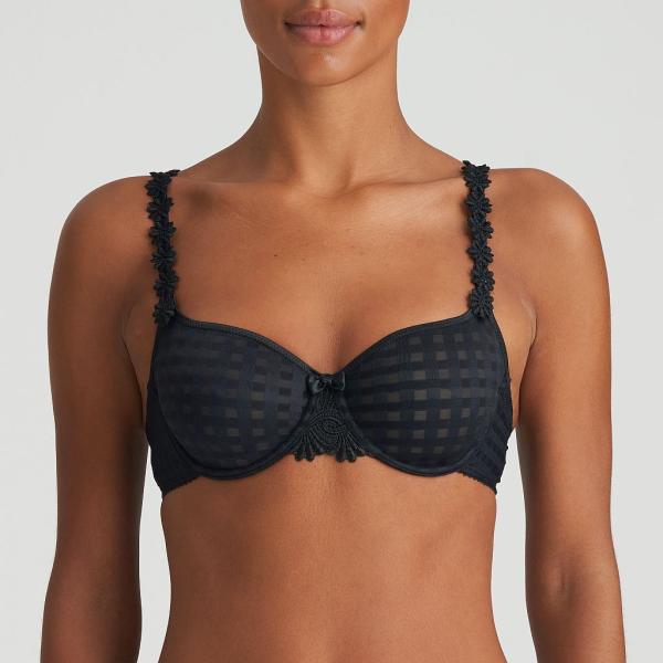 Marie Jo Avero seamless non padded bra B-E cup, color black
