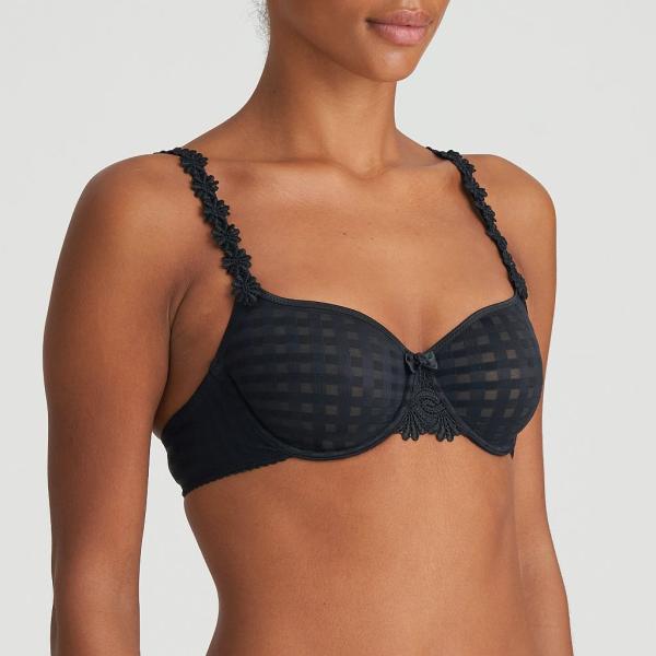 Marie Jo Avero seamless non padded bra B-E cup, color black