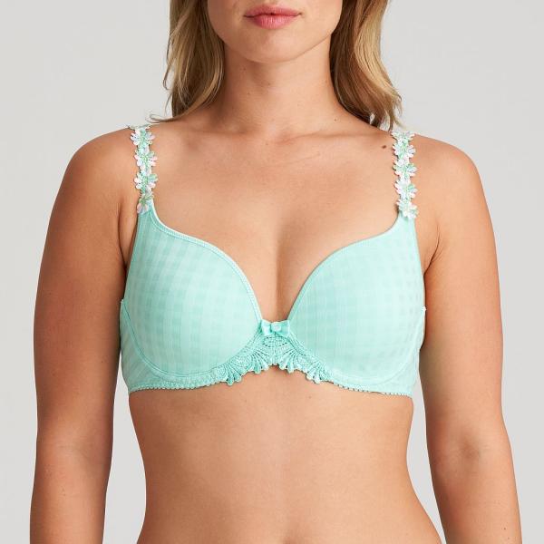 Marie Jo Avero padded wire bra heart shape A-E cup, color miami mint