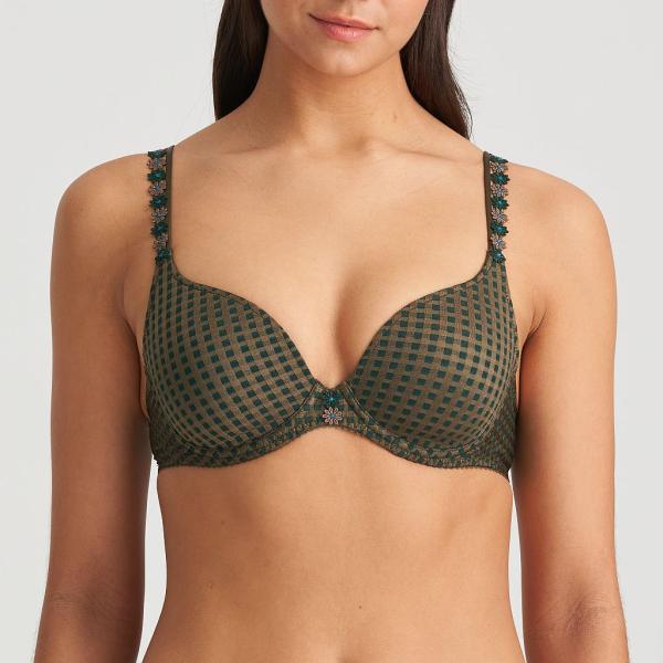 Marie Jo Avero padded wire bra heart shape A-E cup, color tiny jade