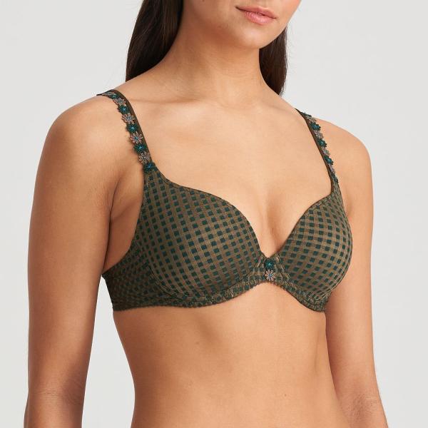 Marie Jo Avero padded wire bra heart shape A-E cup, color tiny jade