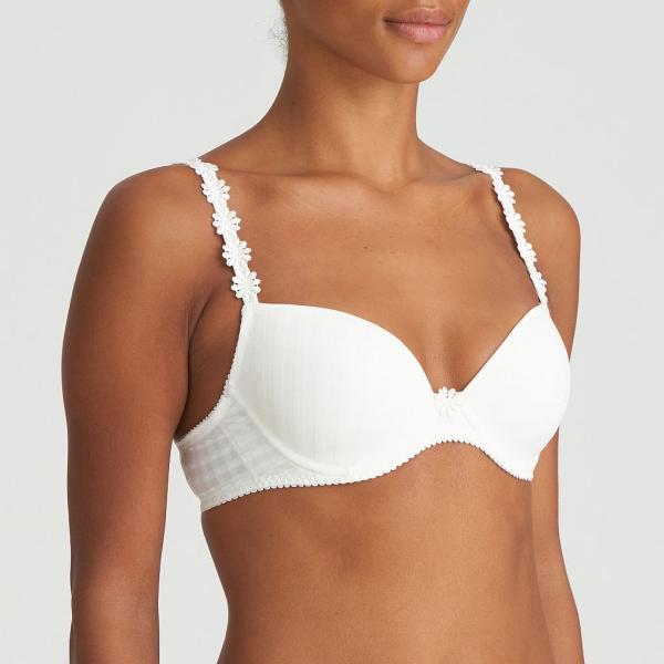 Marie Jo Avero padded bra deep plunge B-F cup, color natural