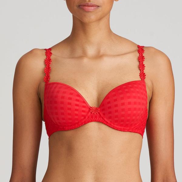 Marie Jo Avero padded bra - round shape B-F cup, color scarlet