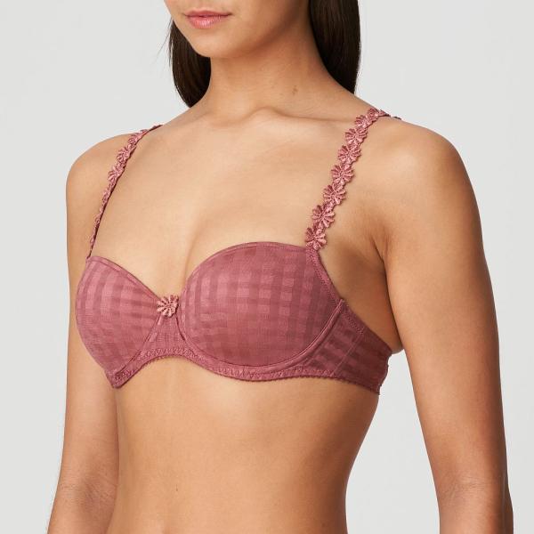 Marie Jo Avero padded bra - balcony B-F cup, color wild ginger