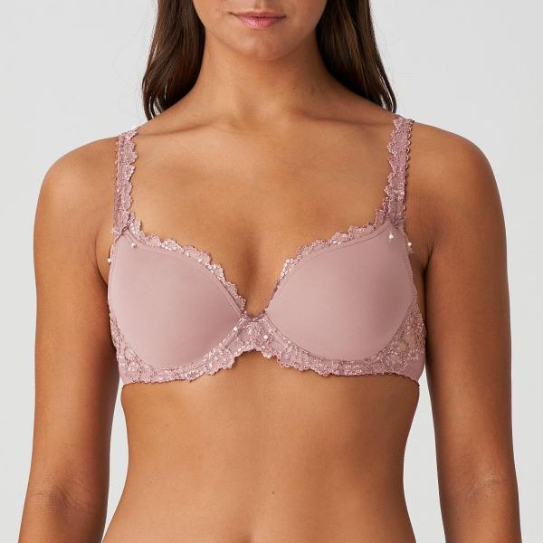 Marie Jo Jane padded wire bra heart shape A-E cup, color bois de rose