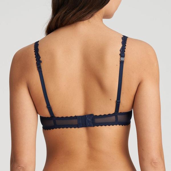 Marie Jo Jane padded wire bra heart shape A-E cup, color velvet blue