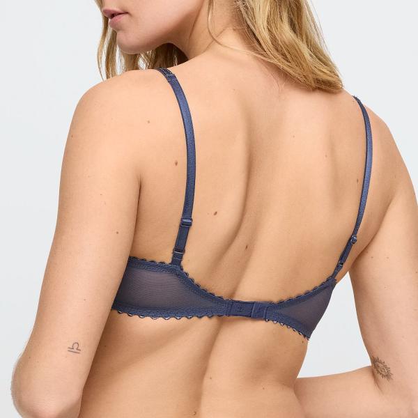 Marie Jo Jane padded bra - balcony B-F cup, color blue shadow