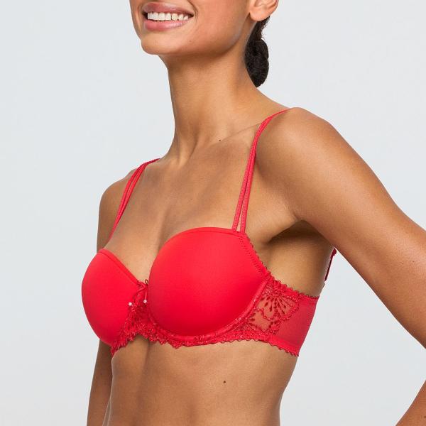 Marie Jo Jane padded bra - balcony B-F cup, color true red
