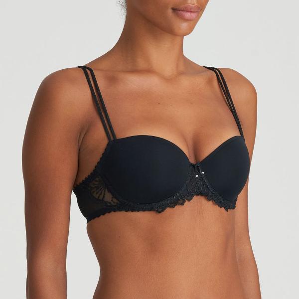 Marie Jo Jane padded bra - balcony B-F cup, color black