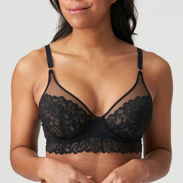 Marie Jo Elis longline wire bra B-F cup, color black
