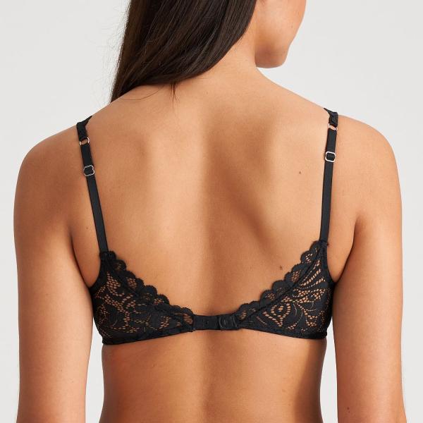 Marie Jo Elis padded wire bra heart shape A-F cup, color black