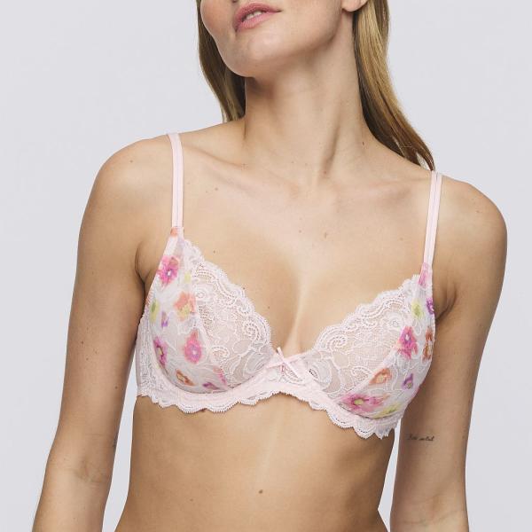 Marie Jo Selyna plunge bra B-E cup, color gardenia rose