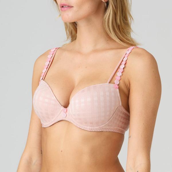Marie Jo Avero Tiny Bügel BH unterlegt tief dekolletiert Cup B-F, Farbe powder rose