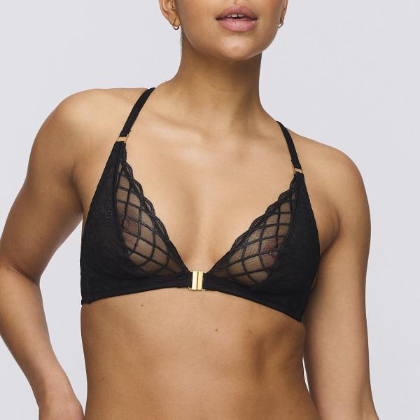 Marie Jo Aven bralette A-D cup, color black