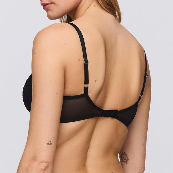 Marie Jo Aven padded wire bra heart shape A-E cup, color black