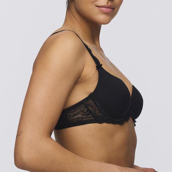 Marie Jo Cyrile padded wire bra heart shape A-F cup, color black