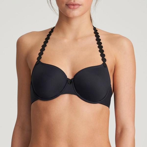 Marie Jo Tom Multiway wire bra seemless cups, color charcoal
