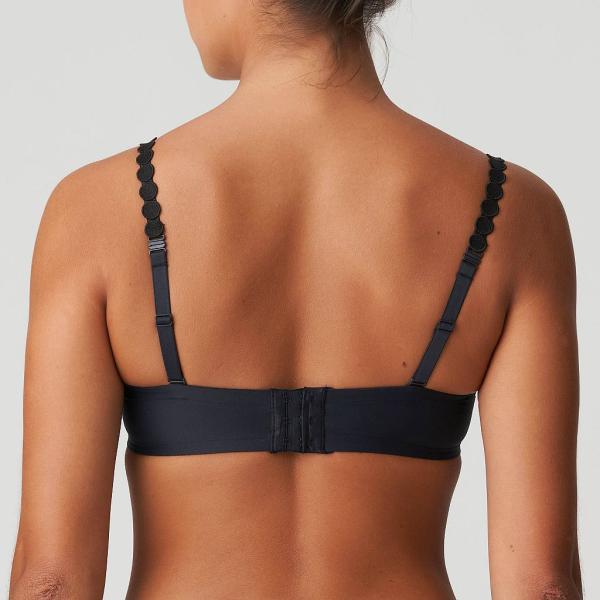 Marie Jo Tom full cup wire bra D-F cup, color charcoal