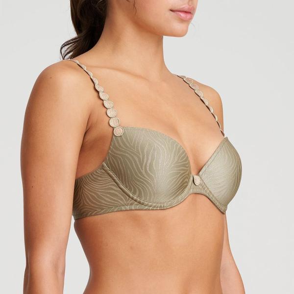 Marie Jo L'Aventure Tom unterlegter Bügel BH runde Form Cup B-E, Farbe golden olive