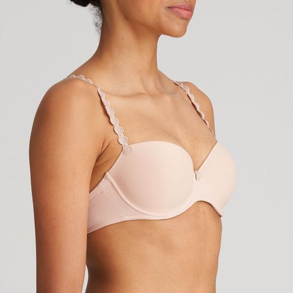Marie Jo Tom padded bra - balcony A-E cup, color caffe latte