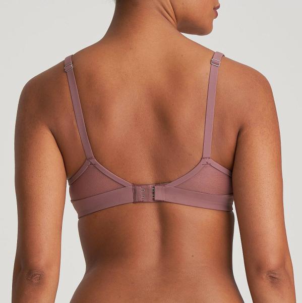 Marie Jo Louie padded bra - balcony A-F cup, color satin taupe