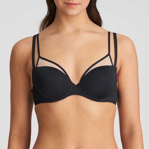 Marie Jo Amman padded deep plunge A-E cup, color jaspe