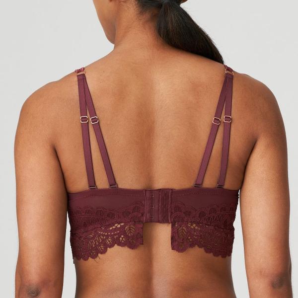 PrimaDonna Twist First Night triangle bra C-G cup, color merlot