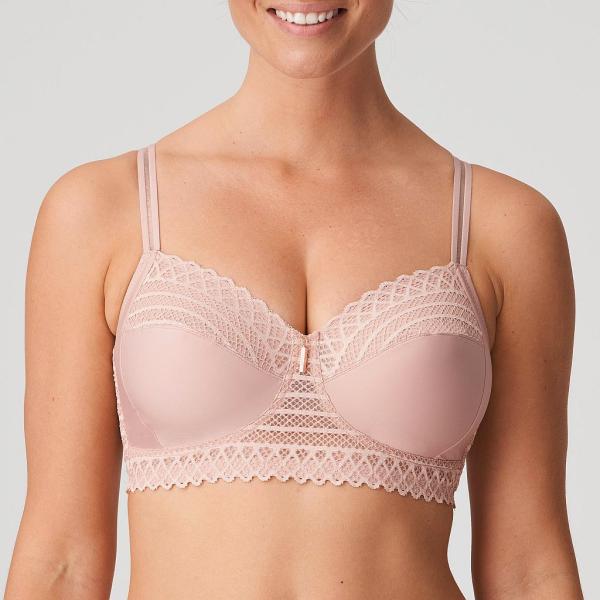 PrimaDonna Twist East End wireless bra C-F cup, color powder rose