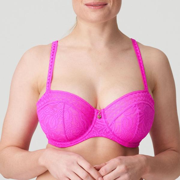 PrimaDonna Twist Palermo balcony wire bra vertical seam C-G cup, color cactus flower