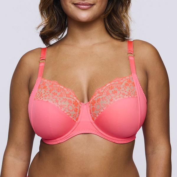 PrimaDonna Twist Angelou full cup wire bra C-H cup, color juicy melon