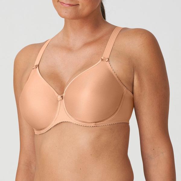 PrimaDonna Satin full cup wire bra D-H cup, color light tan