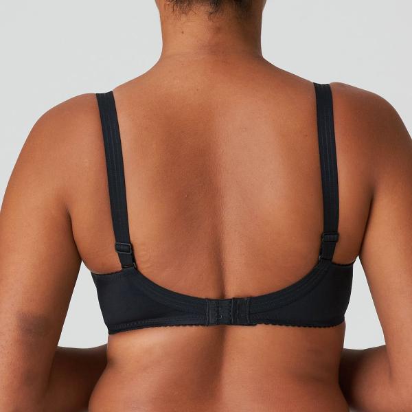PrimaDonna Satin seamless wire bra B-H cup, color black