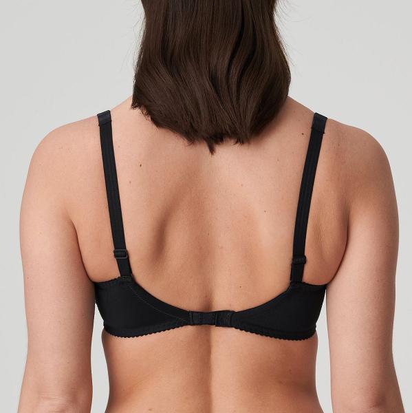 PrimaDonna Madison smooth non transparent wire bra, color black