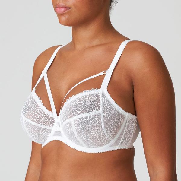 PrimaDonna Sophora full cup wire bra C-E cup, color white