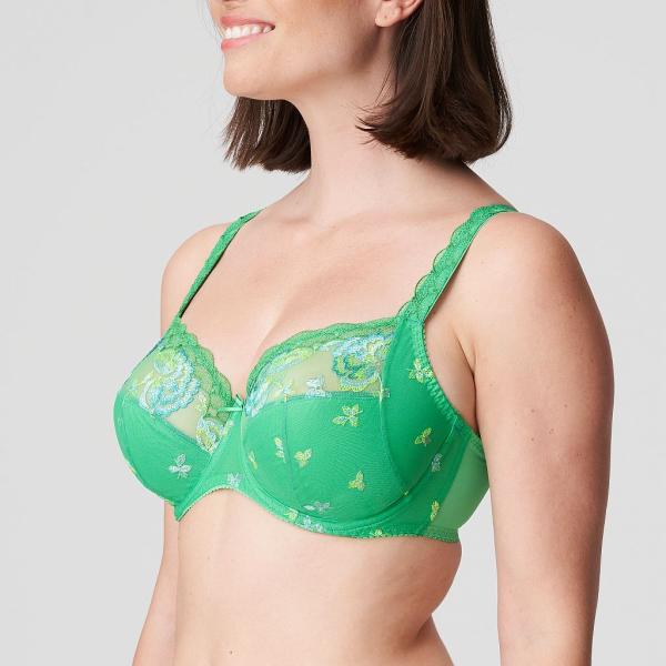 PrimaDonna Palace Garden full cup wire bra, color lush green