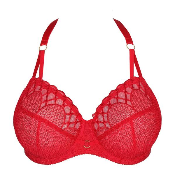 PrimaDonna Vya full cup wire bra C-H cup, color strawberry kiss