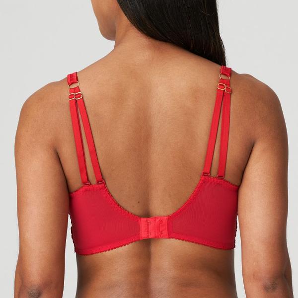 PrimaDonna Vya deep plunge balcony C-G cup, color strawberry kiss