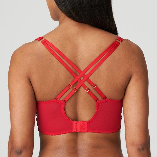 PrimaDonna Vya deep plunge balcony C-G cup, color strawberry kiss