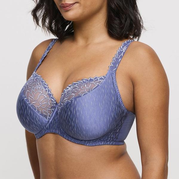 PrimaDonna Monterrey half padded balcony tulip seam C-G cup, color nightshadow blue