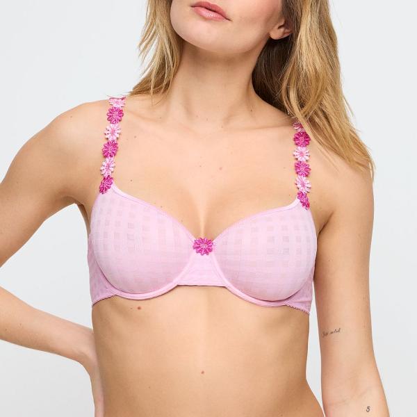 Marie Jo Avero full cup wire bra seamless B-E cup, color lily rose