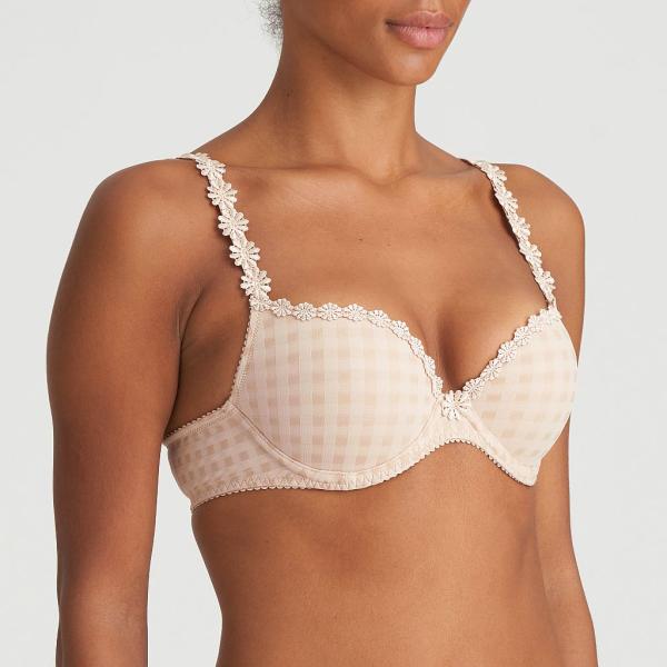 Marie Jo Avero push up wire bra A-D cup, color caffe latte