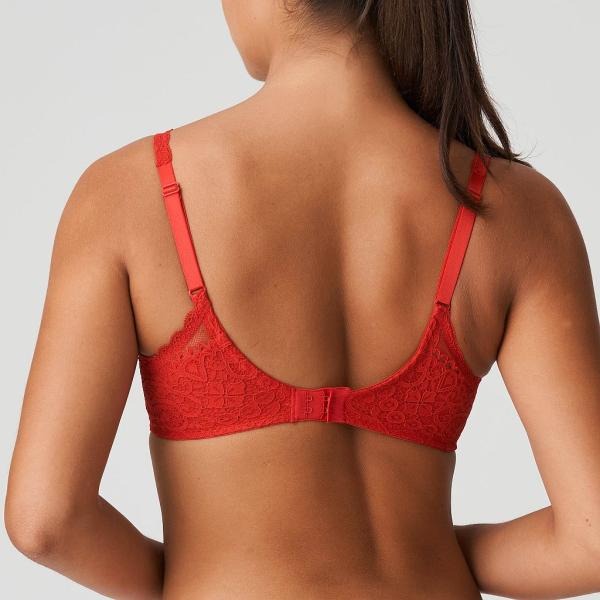 PrimaDonna Twist I Do padded balcony wire bra C-E cup, color scarlet