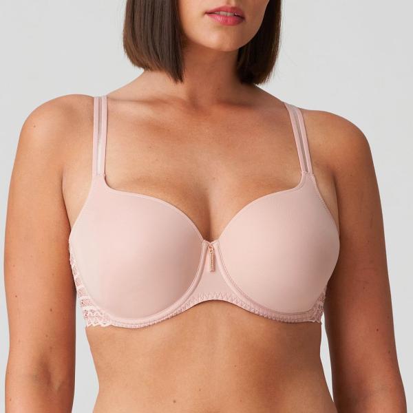 PrimaDonna Twist East End padded bra - heart shape C-H cup, color powder rose