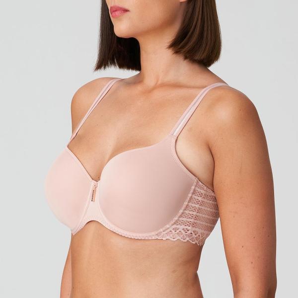 PrimaDonna Twist East End padded bra - heart shape C-H cup, color powder rose