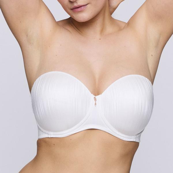 PrimaDonna Twist Knokke padded bra - strapless C-G cup, color natural