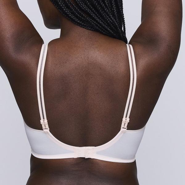 PrimaDonna Twist Glass Beach padded balcony wire bra C-H cup, color crystal pink